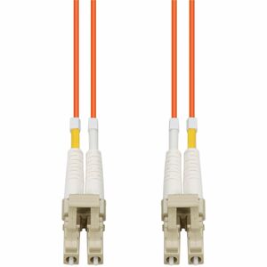 AddOn 2m LC to LC Orange OM1 Duplex OFNR (Riser-Rated) TAA MMF Fiber Patch Cable