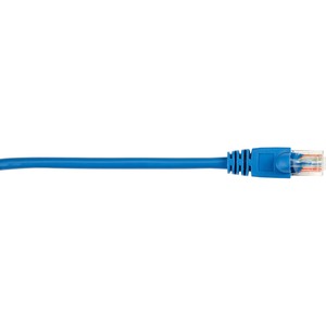 Black Box Connect Cat.5e UTP Patch Network Cable - 5 ft Category 5e Network Cable for Network Device - First End: 1 x RJ-45 Network - Male - Second End: 1 x RJ-45 Network - Male - 1 Gbit/s - Patch Cable - Gold Plated Contact - CM - 26 AWG - Blue