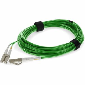 AddOn 7m LC to LC Green OM4 Duplex OFNR (Riser-Rated) Fiber Patch Cable