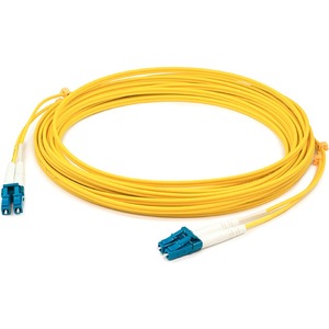 AddOn 37m LC to LC Yellow OS2 Duplex LSZH SMF Fiber Patch Cable