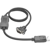 Eaton Tripp Lite Series DisplayPort 1.2 to VGA Active Adapter Cable (DP with Latches to HD15 M/M), 10 ft. (3.1 m), TAA