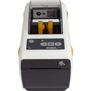 Zebra ZD611R Desktop Thermal Transfer Printer - Monochrome - Label Print - Fast Ethernet - USB - USB Host - Bluetooth - Wireless LAN - RFID - US - 4.3" LCD Display Screen - Real Time Clock - 2.20" Print Width - 7.99 in/s Mono - 203 dpi - 2.25" Label Width x 1.54" Label Length - EZPL, ZPL II, EPL2, XML, ZPL Emulation - For PC, iOS, Android