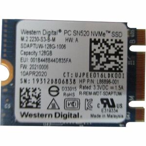 HPI SOURCING - NEW 128 GB Solid State Drive - M.2 2230 Internal - PCI Express NVMe (PCI Express NVMe 3.0 x4)