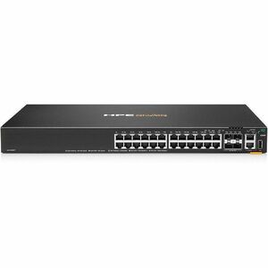 HPE CX 6200F 24G 4SFP + TAA Compliant Switch - 24 Ports - Manageable - Gigabit Ethernet - 10/100/1000Base-T, 1000Base-X - 3 Layer Supported - Modular - 4 SFP Slots - 59 W Power Consumption - Twisted Pair, Optical Fiber - 1U - Rack-mountable, Surface Mount, Cabinet Mount - Lifetime Limited Warranty - TAA Compliant