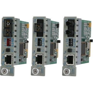 Omnitron Systems 100Base-Tx to 100Base-Fx Managed Ethernet Media Converter - 1 x Network (RJ-45) - 2 x SC Ports - SimplexSC Port - Management Port - Single-mode - 1310 nm, 1550 nm Fiber - Fast Ethernet - 100Base-TX, 100Base-FX - 40 km - Internal
