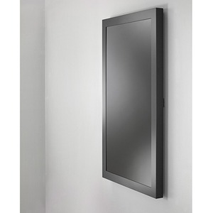 Chief Impact On-Wall Kiosk with Protective Glass - Portrait 47 Inch Black