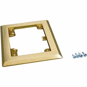 Wiremold Source 1 Complete Flush Activation - Flush Mount - Black, Brass, Brown - Brass