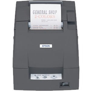 Epson Desktop Dot Matrix Printer - Two-color - Wall Mount - Receipt Print - Ethernet - Serial - Parallel - With Cutter - 6 lps Mono - 180 x 180 dpi - Wireless LAN - For PC