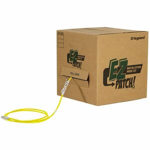 Ortronics EZ Patch Box, CAT5E 7ft, Yellow, Qty 50