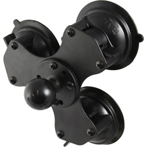 RAM Mounts Twist-Lock Vehicle Mount for Suction Cup - Powder Coated Marine-grade Aluminum