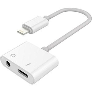 4XEM 8-pin Lightning Adaptor with 3.5mm Audio Port