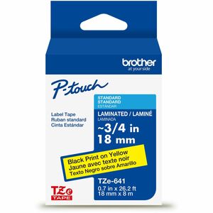 Brother Multipurpose Label - - DiameterTape - Black On Yellow