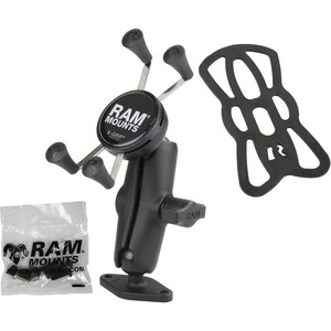 RAM Mounts X-Grip Vehicle Mount for Phone Mount, Handheld Device, iPhone, Smartphone - Powder Coated Marine-grade Aluminum, Stainless Steel