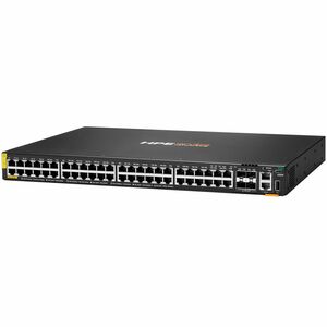 Aruba CX 6200F 48G Class 4 PoE 4SFP+ 740W Switch - 48 Ports - Manageable - Gigabit Ethernet, 10 Gigabit Ethernet - 10/100/1000Base-T, 10GBase-X - 3 Layer Supported - Modular - 4 SFP Slots - 76 W Power Consumption - 740 W PoE Budget - Twisted Pair, Optical Fiber - PoE Ports - 1U - Rack-mountable, Surface Mount, Cabinet Mount - Lifetime Limited Warranty