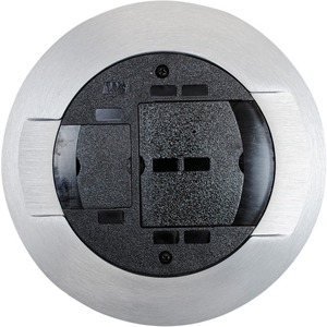 Wiremold Ratchet-Pro Series Single Service Floor Box Cover Kit - Cover - Aluminum - TAA Compliant
