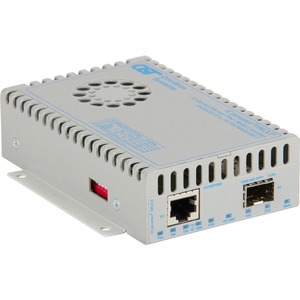 iConverter 10/100/1000 to 10 Gigabit Fiber Ethernet Media Converter SFP+ - 1 x 10/100/1000BASE-T, 1 x 1G/10GBASE-R, Wall-Mount Standalone, US AC Powered, Lifetime Warranty
