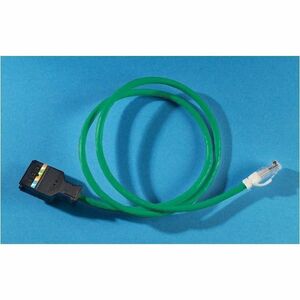 Ortronics Clarity 5E 110/Mod 8 Patch Cord, Category 5e, 7ft, green