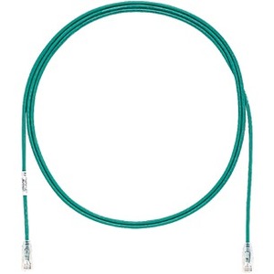 Panduit Cat.6 UTP Patch Network Cable - 12.14 ft Category 6 Network Cable for Network Device - First End: 1 x RJ-45 Network - Male - Second End: 1 x RJ-45 Network - Male - Patch Cable - Gold Plated Contact - 28 AWG - Green - 1