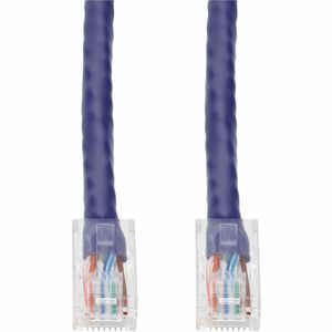 AddOn 15ft Purple CAT 6A PVC Ethernet Cable Non-Booted RJ-45 M/M