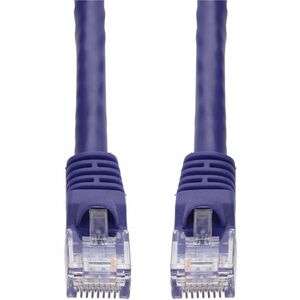 AddOn 15ft Purple CAT 6A PVC Ethernet Cable Snagless Bubble Boot RJ-45 M/M