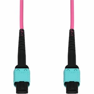AddOn 3m MPO/UPC to MPO/UPC Magenta OM4 OFNP (Plenum-Rated) 12-Strand Fiber Patch Cable - 9.84 ft Fiber Optic Network Cable for Network Device - First End: 1 x MPO/UPC Network - Female - Second End: 1 x MPO/UPC Network - Female - 10 Gbit/s - Patch Cable - Plenum, OFNP - 50/125 &micro;m - Magenta - 1 Piece