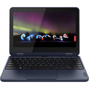Lenovo 500w Gen 3 82J3001AUS 11.6" Touchscreen Convertible 2 in 1 Notebook - HD - Intel Celeron N5100 - 4 GB - 128 GB SSD - English Keyboard - Abyss Blue