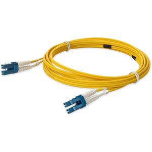 AddOn 10m LC to LC Yellow OS2 Duplex LSZH SMF Fiber Patch Cable