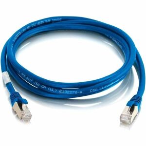 Quiktron Q-Series Patch Cords, CAT6 Shielded, Booted, Blue, 25 FT
