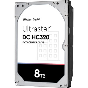 WD Ultrastar DC HC320 8 TB Hard Drive - Internal - SAS (12Gb/s SAS) - 3.5" Carrier - 512e Format