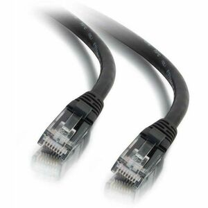 Quiktron Q-Series Category 6a Network Cable - 15 ft Category 6a Network Cable for Network Device - First End: 1 x RJ-45 Network - Male - Second End: 1 x RJ-45 Network - Male - Patch Cable - Gold Plated Connector - 24 AWG - Black