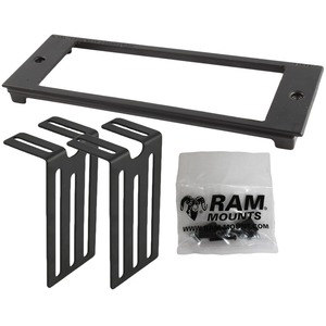 RAM Mounts Tough-Box Vehicle Mount for Vehicle Console, Radio - Marine-grade Aluminum