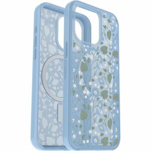 OtterBox iPhone 15 Pro Max Case - For Apple iPhone 15 Pro Max Smartphone - Dawn Floral (Blue) - Shock Absorbing, Drop Resistant, Bump Resistant - Polycarbonate, Synthetic Rubber, Plastic