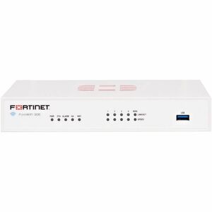 Fortinet FortiWifi FWF-30E Network Security/Firewall Appliance - Inbound Threats Protection - 5 Port - 10/100/1000Base-T - Gigabit Ethernet - 950 Mbit/s Firewall Throughput - Wireless LAN IEEE 802.11a/b/g/n - AES (256-bit), SHA-256 - 100 VPN - 5 x RJ-45 - 50 Hz, 60 Hz - Rack-mountable, Desktop