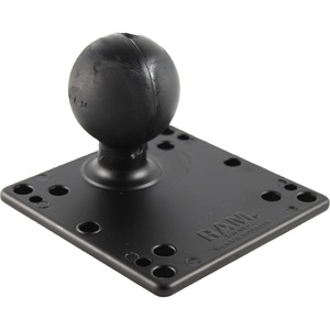 RAM Mounts Vehicle Mount - 100 x 100 - Powder Coated Marine-grade Aluminum