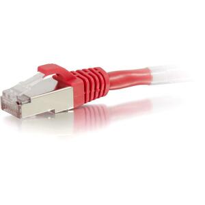 C2G 25ft Cat6 Snagless Shielded (STP) Ethernet Network Patch Cable - Red