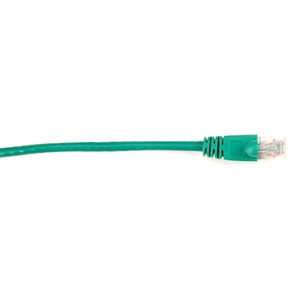 Black Box Connect Cat.6 UTP Patch Network Cable - 1 ft Category 6 Network Cable for Network Device - First End: 1 x RJ-45 Network - Male - Second End: 1 x RJ-45 Network - Male - 1 Gbit/s - Patch Cable - Gold Plated Contact - CM - 26 AWG - Green