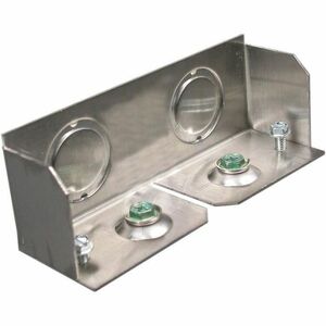 Wiremold S4000 Blank End Fitting - End Fitting - Stainless Steel