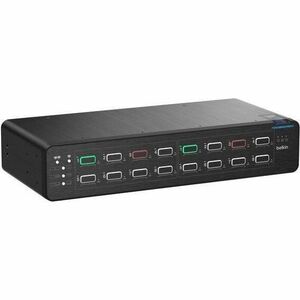 Belkin 8:2 DisplayPort MultiClave Secure KVM with CAC