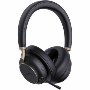 Yealink BH76 Plus UC Headset - Stereo - Wireless - Bluetooth - 150 ft - 20 Hz to 20 kHz - Over-the-head, On-ear, Over-the-ear - Binaural - Supra-aural - MEMS Technology, Directional, Electret Condenser Microphone - Black