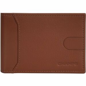 Champs Onyx Carrying Case (Wallet) Credit Card - Brown - RFID Resistant - Top Grain Cowhide Leather Body - 3.3" Height x 4.5" Width x 0.5" Depth