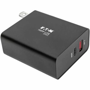 Eaton Tripp Lite Series Dual-Port USB Wall Charger with PD Charging - USB-C (39W) & USB-A (5V 2.4A/12W)