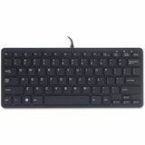 R-Go ergonomic keyboard, Compact - QWERTY(US), wired, black