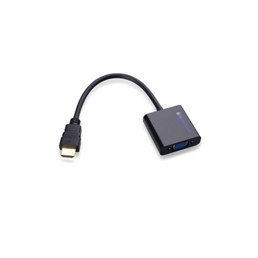 [04HDMI2VGA] HDMI to VGA Adapter - Black