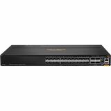 HPE CX 8100 24XF4C Ethernet Switch - Manageable - 10 Gigabit Ethernet, 100 Gigabit Ethernet - 10GBase-X, 100GBase-X, 40GBase-X, 1000Base-X - 3 Layer Supported - Modular - 375 W Power Consumption - Optical Fiber - PoE Ports - Surface Mount, Cabinet Mount, Rack-mountable - Lifetime Limited Warranty - TAA Compliant