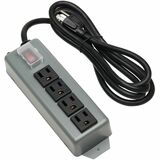 Eaton Tripp Lite Series Industrial Power Strip, 4-Outlet, 6 ft. (1.8 m) Cord, Locking Switch Cover