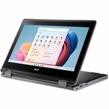 Acer TravelMate B3 Spin 11 B311R-33 TMB311R-33-C758 11.6" Touchscreen Convertible 2 in 1 Notebook - HD - Intel N100 - 4 GB - 128 GB SSD - English Keyboard - Black
