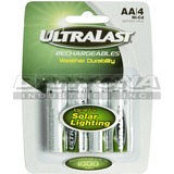 Ultralast Battery - Battery Rechargeable - 600 mAh - 1.2 V DC - 4 / Pack