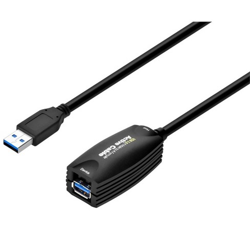 [04USB3AE-5M] Monoprice USB 3.0/USB 3.0, M/F, 4.572m USB cable USB 3.2 Gen 1 (3.1 Gen 1) USB A Black