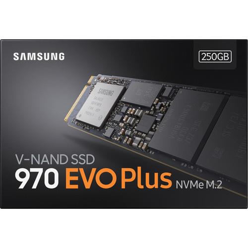 [11SamSSD970EVOP250M2N3] Samsung 970 EVO Plus 250 GB M.2 PCI Express 3.0 NVMe V-NAND MLC