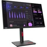 Lenovo ThinkVision T24i-30 24" Class Full HD LED Monitor - 16:9 - Raven Black - 23.8" Viewable - In-plane Switching (IPS) Technology - WLED Backlight - 1920 x 1080 - 16.7 Million Colors - 250 Nit - 4 ms - 60 Hz Refresh Rate - HDMI - VGA - DisplayPort - USB Hub